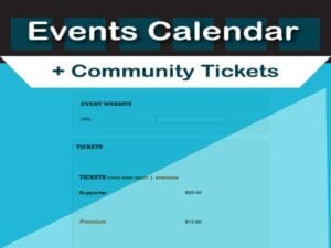 Plugin The Events Calendar Pro Community Tickets Addon