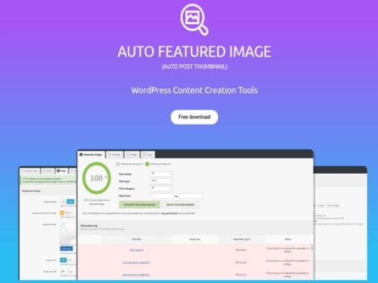 Plugin Auto Featured Image Pro Plugin Auto Featured Image Pro